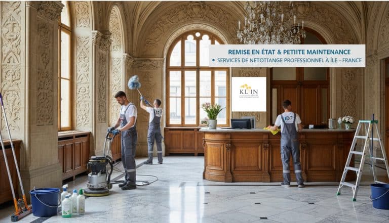 services de nettoyage professionnel à Île de France