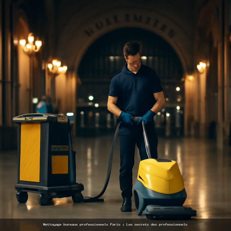 Nettoyage bureaux professionnels Paris : Les secrets des professionnels