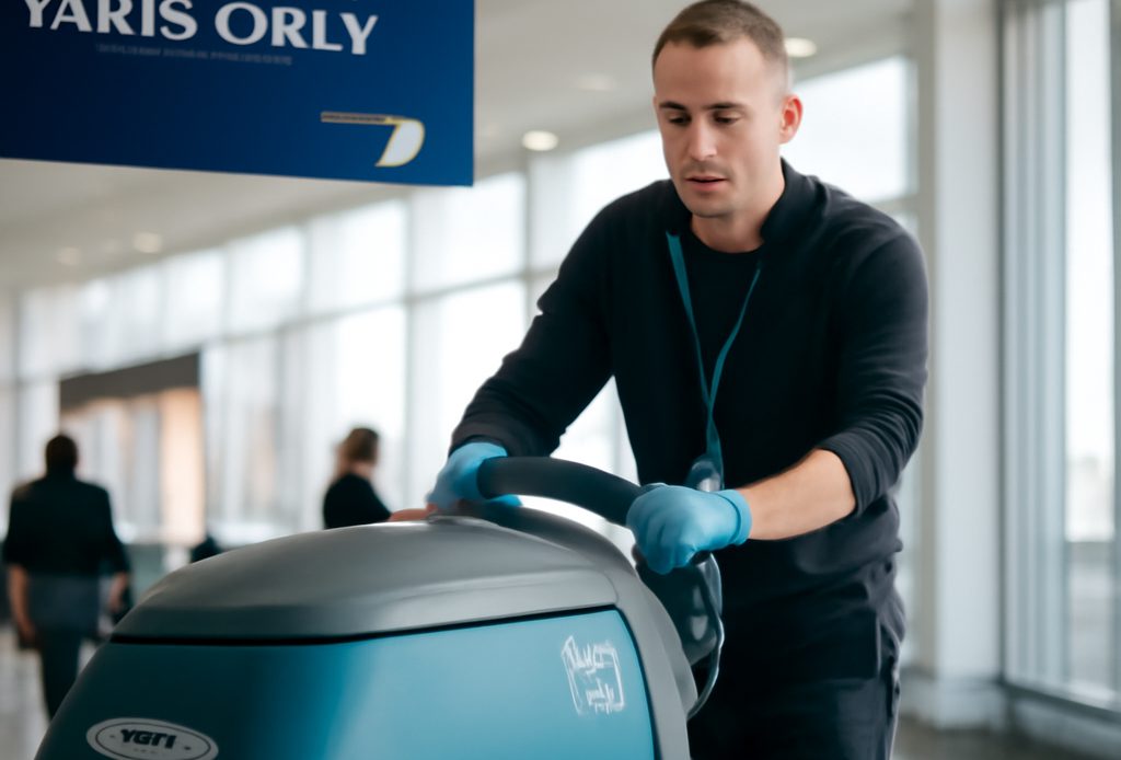 Comment KLIN GROUPE réalise un nettoyage aéroport Orly parfait