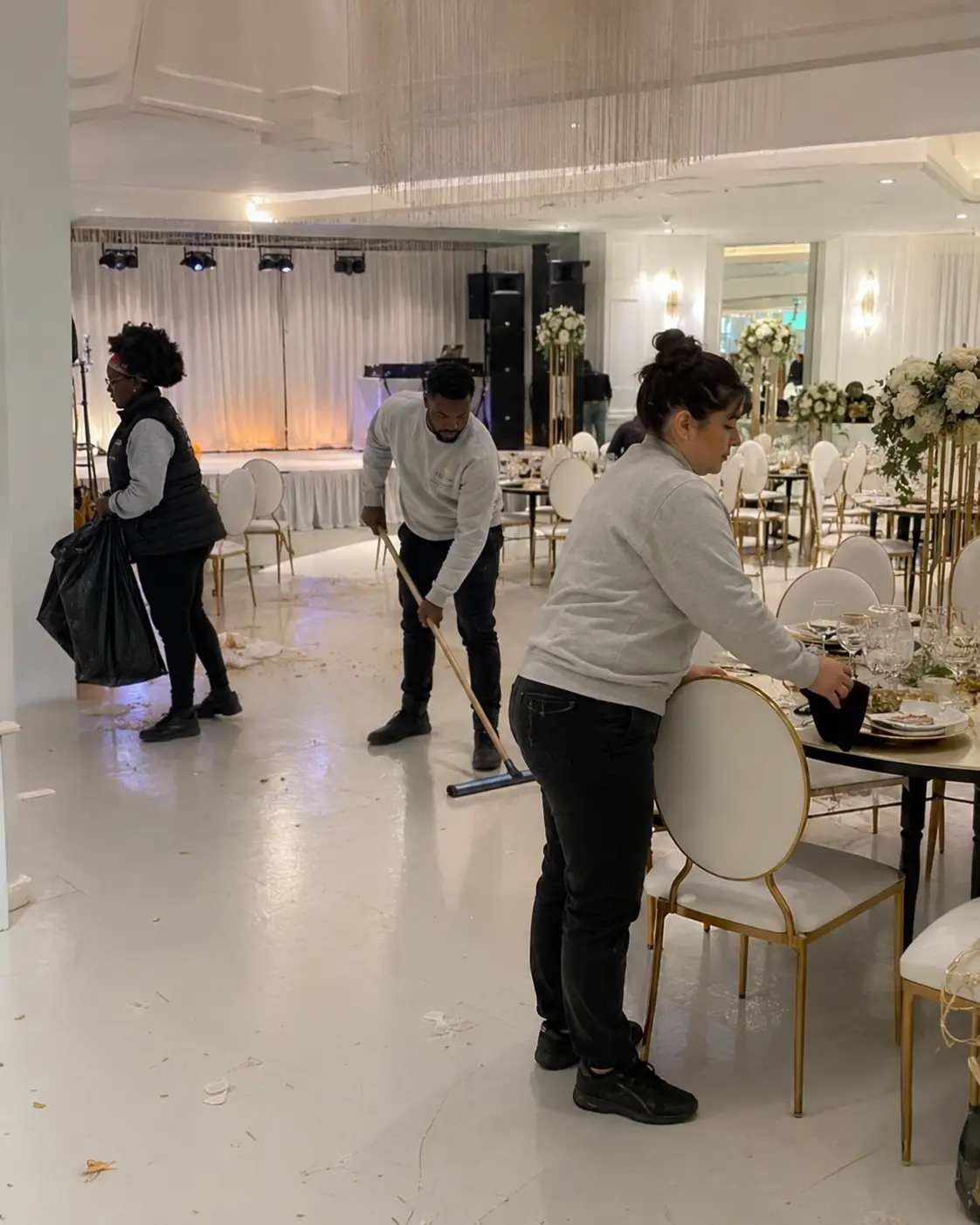 Mission de nettoyage après mariage à Saint-Denis — KLIN GROUPE en coulisses